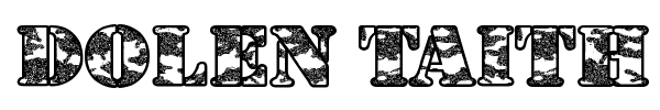 Dolen Taith font
