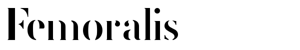 Femoralis font