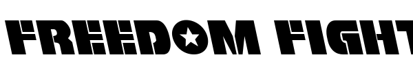 Freedom Fighter font
