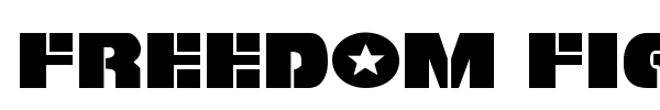 Freedom Fighter font preview