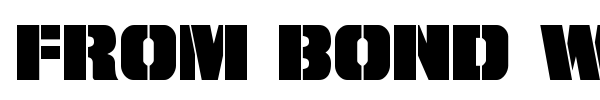 From Bond With Love font preview