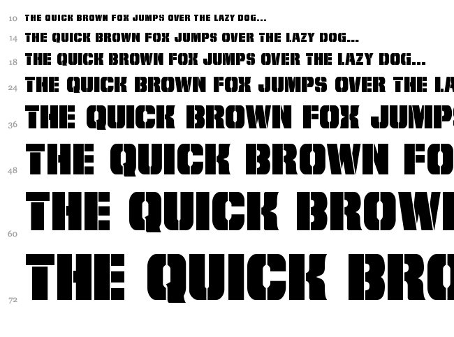 From Bond With Love font waterfall