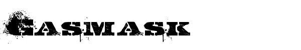 Gasmask font
