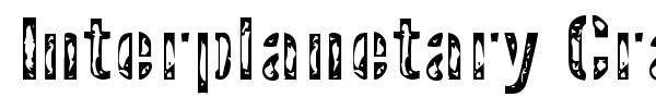 Interplanetary Crap font