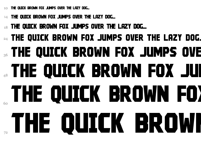 Kroftsmann font waterfall
