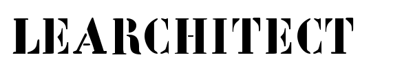 LeArchitect font