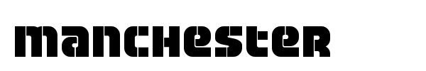 Manchester font