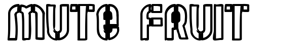 Mute Fruit font preview