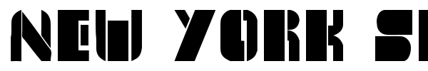 New York Sanj font