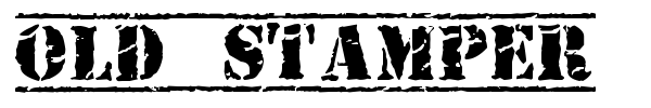 Old Stamper font