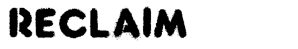 Reclaim font