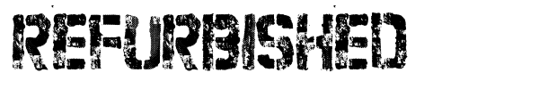 Refurbished font