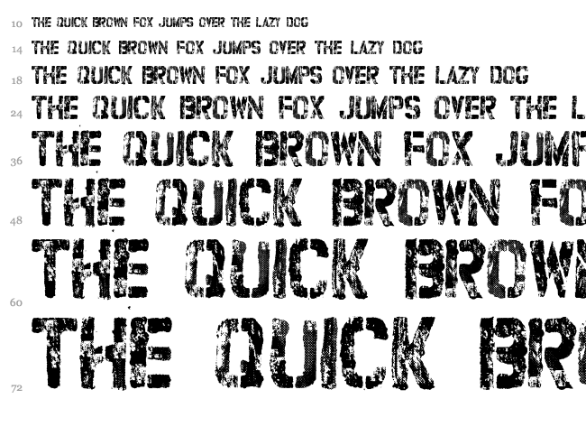 Refurbished font waterfall