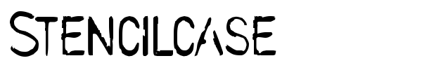 Stencilcase font preview