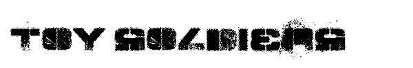 Toy Soldiers font