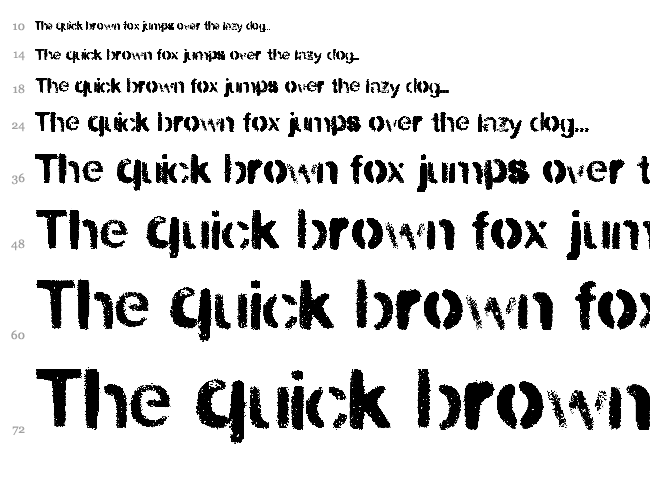 Urbana font waterfall