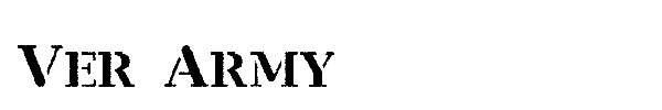 Ver Army font