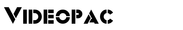 Videopac font