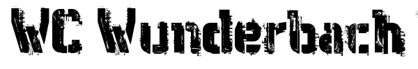 WC Wunderbach Mix Bta font
