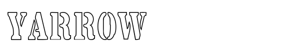 Yarrow font