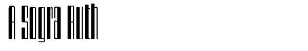 A Sogra Ruth font