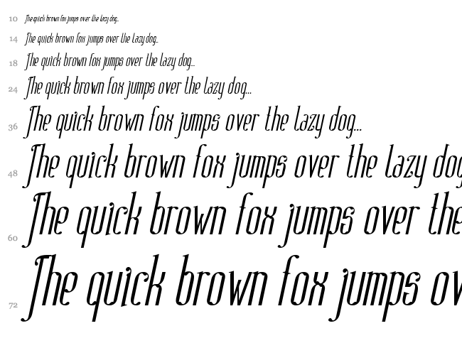 Absinthe FT font waterfall