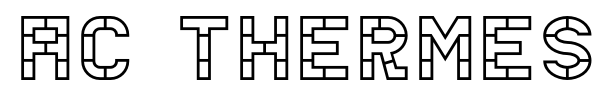 AC Thermes font preview