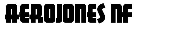 Aerojones NF font