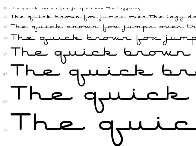 Air Conditioner font waterfall