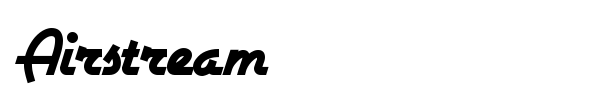 Airstream font