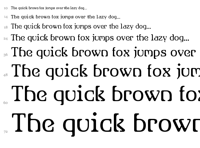 All Hooked Up font waterfall
