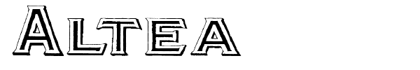 Altea font preview