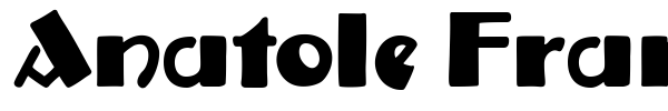 Anatole France font