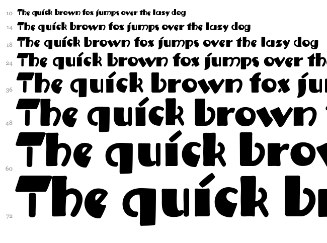 Anatole France font waterfall