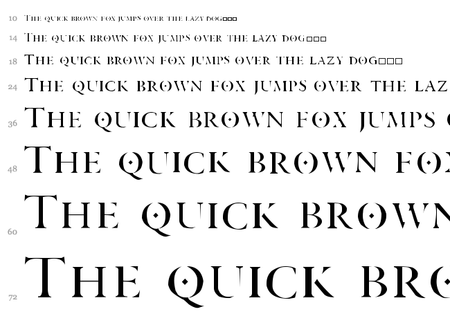 Aranea font waterfall