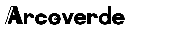 Arcoverde font