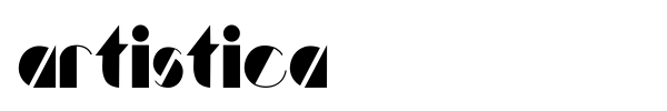Artistica font