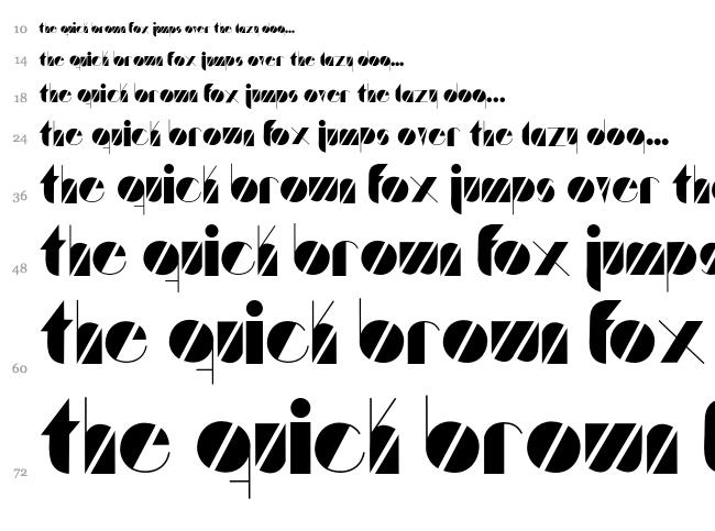 Artistica font waterfall