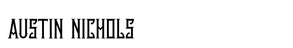 Austin Nichols font
