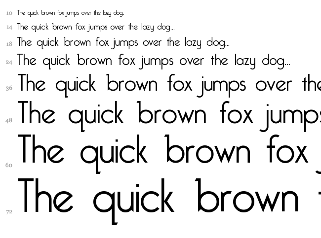 Bellerose font waterfall