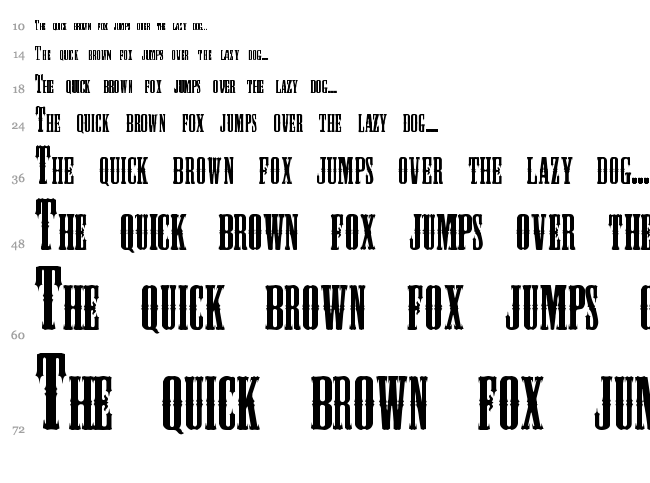 Black Hawk font waterfall
