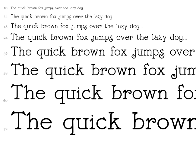 Bonte Divine font waterfall