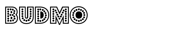 Budmo font