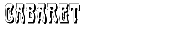 Cabaret font