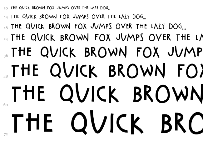 Cabaret Voltaire font waterfall