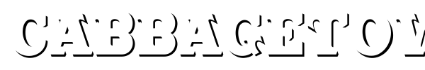 Cabbagetown font
