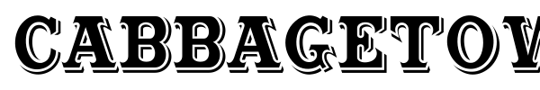Cabbagetown font preview