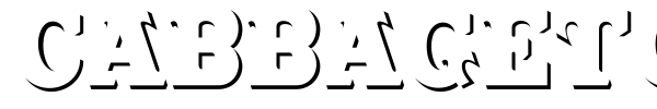 Cabbagetown font preview
