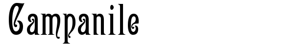 Campanile font