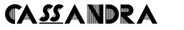 Cassandra font preview